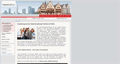 Desktop Screenshot of bewerbung-stadt-frankfurt.de