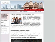 Tablet Screenshot of bewerbung-stadt-frankfurt.de
